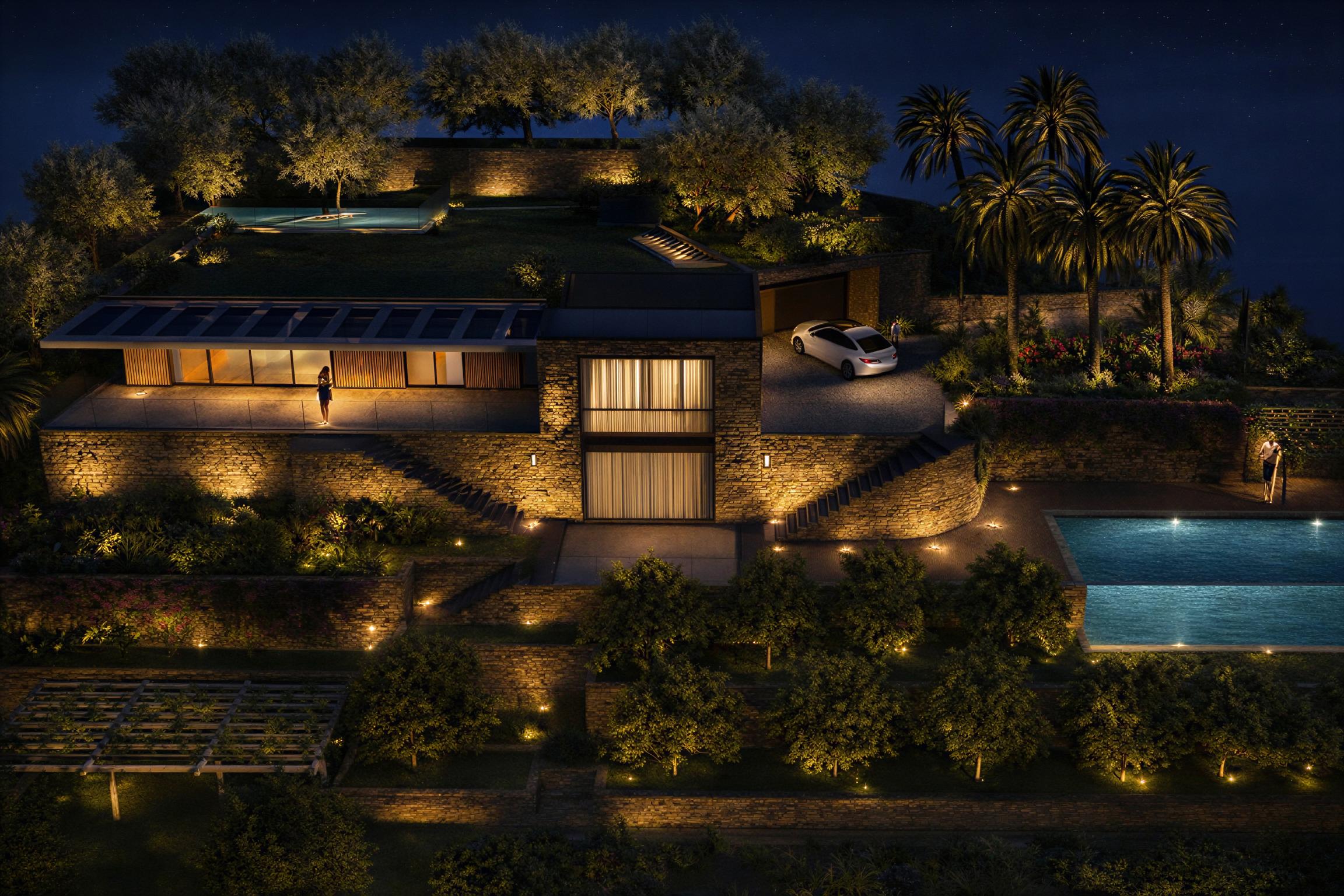 Progetto di fabbricato residenziale monofamiliare - 2025 - Bordighera (IM) - in costruzione