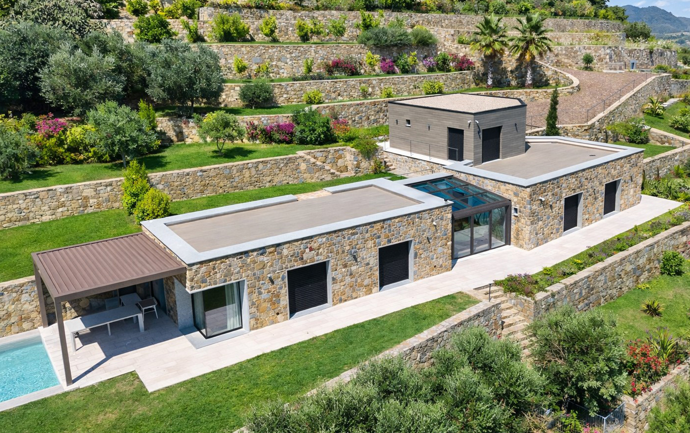 Progetto di n. 2 fabbricati residenziali monofamiliari - Bordighera (IM) - 2024 - conclusi