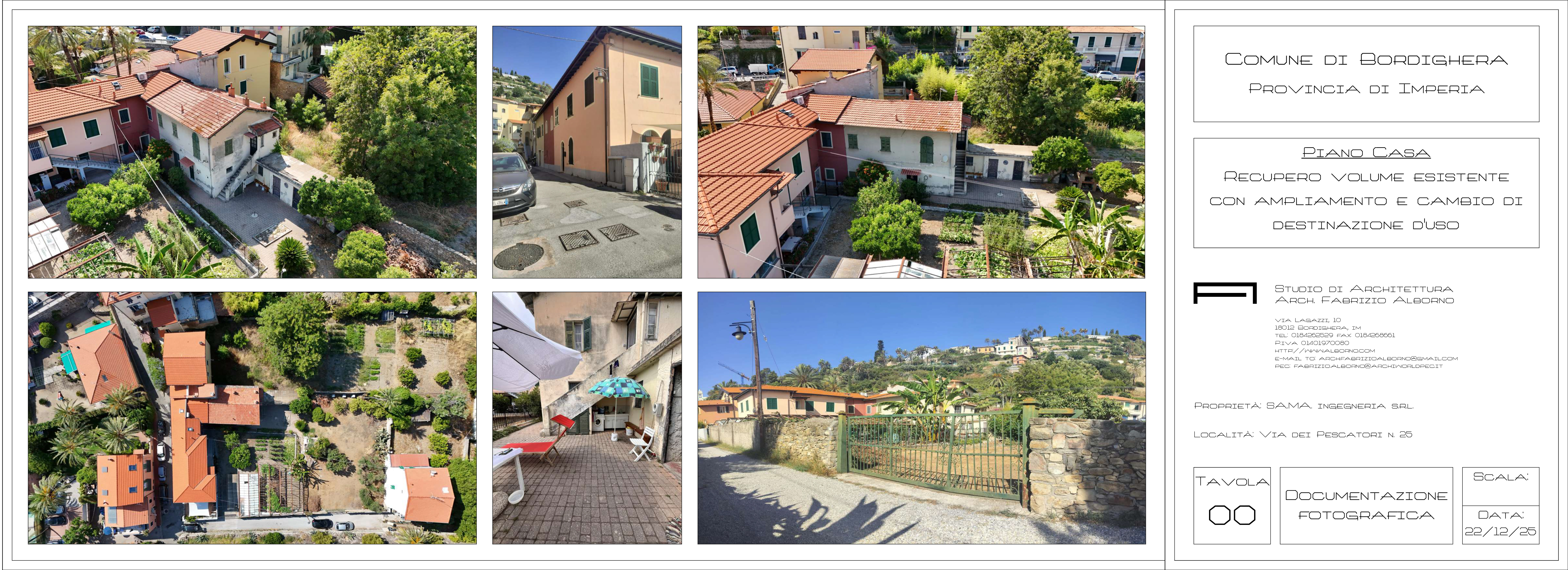 Demolizione fabbricato esistente e costruzione nuovo fabbricato residenziale - Bordighera (IM) - 2026 - in iter