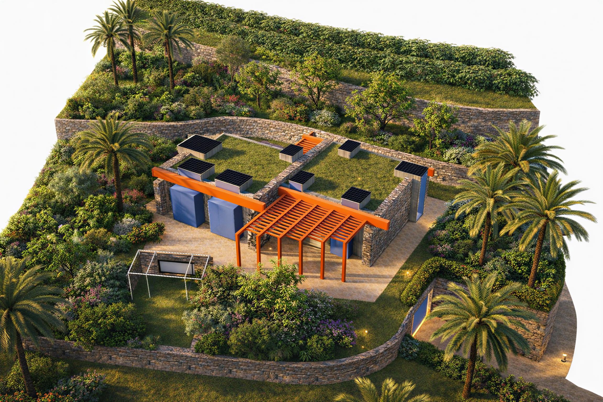 Strumento Urbanistico Attuativo per costruzione di n. 4 fabbricati residenziali - Bordighera (IM) - 2024\2025 - in costruzione