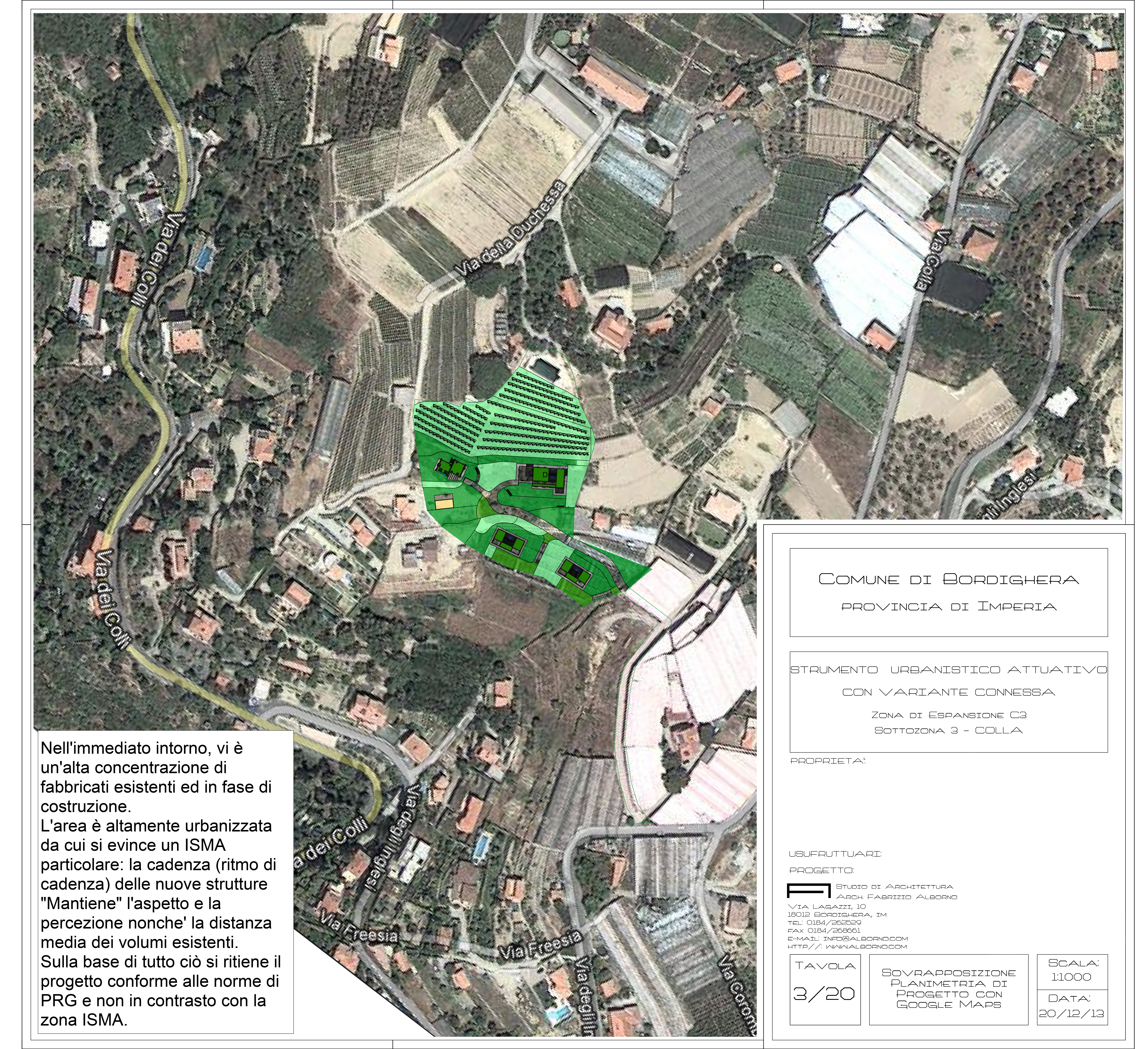 Strumento Urbanistico Attuativo per costruzione di n. 4 fabbricati residenziali - Bordighera (IM) - 2024\2025 - in costruzione