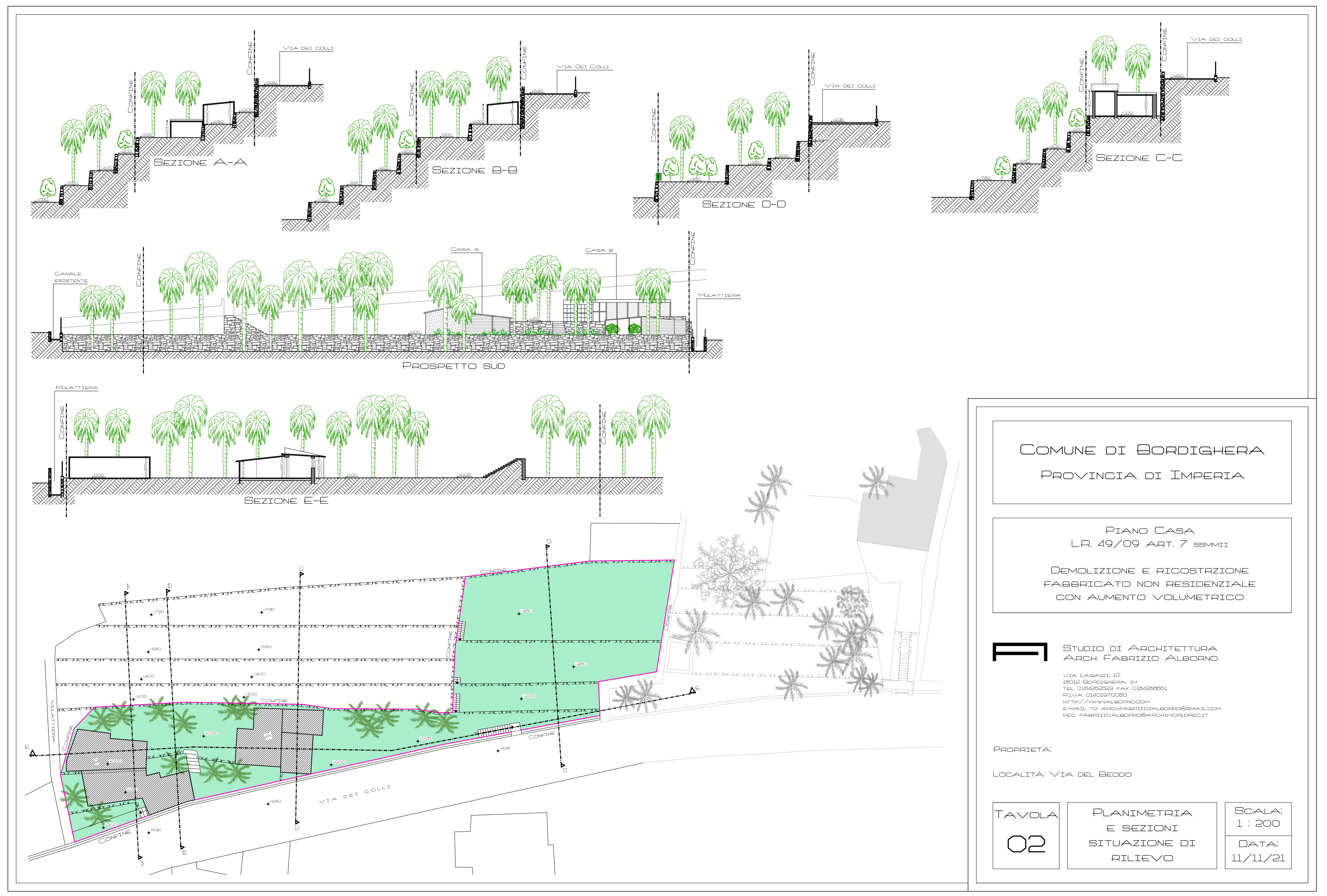 Progetto fabbricato residenziale - 2024\2025 - Bordighera (IM) - iter concluso in fase di esecuzione