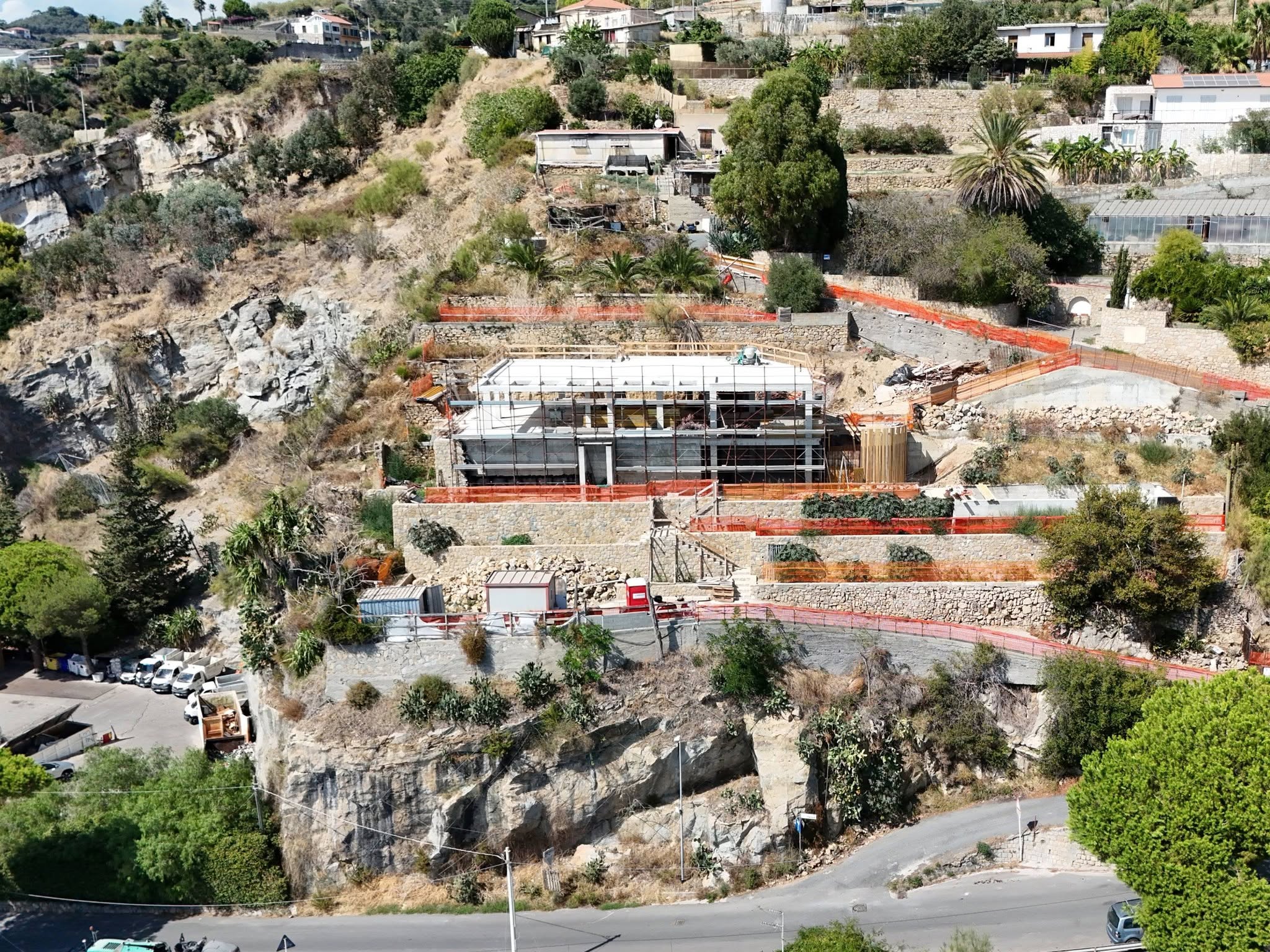 Progetto di fabbricato residenziale monofamiliare - 2025 - Bordighera (IM) - in costruzione